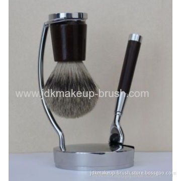 Jdk Top Quality Silvertip Badger Hair Shaving Brush With Razor And Stand 